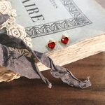 送料無料✴︎アレルギー対応✴︎heart wing jewel ライト シャム♡ピアス・イヤリング