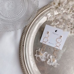 trio flower pierce/earring