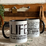 『LIFE』ぐるっと一周マグカップ（1個）ぷっくりカード付き