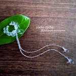 Raindrops++ Silver color〈ロングイヤーカフ〉