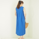 夏のブルーワンピース   No.106