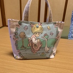 あひると女の子のランチバッグ
