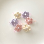 小さなお花モチーフの髪ゴム6個★ベビー用