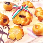 【用途選べる受注販売（ミニチュアサイズ）】豪華なクリスマス限定セット！ 人気のパンが勢ぞろい  可愛いサイズのミニチュアパンマグネット7種詰め合わせ