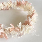 ベビー キッズ ♡花冠 ⑥ ♡くすみピンク