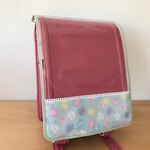 新柄入荷＊再販【受注製作】女の子向け♡切替柄と縁取りが選べる＊透明ランドセルカバー