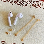 星のチャームが可愛い イヤホン AirPods落下防止ピアス☆