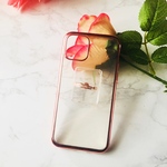 選べるクリアリングタイプフォーアリ iPhone ケース全機種対応 ローズピンク色 ゴールド色 大人気