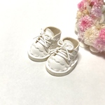 ＊送料無料＊mini☆mini ミニチュアスニーカー⑨（ホワイト）