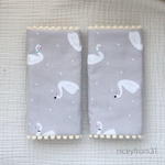 スワンの抱っこ紐よだれカバー