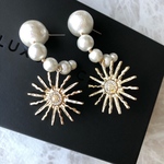 ビックパール×SUNパーツ　チタンピアス