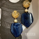 RUKIRIRIA #462 ピアス  大ぶりピアス 大ぶりイヤリング 