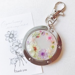 Flower wreathバッグハンガー
