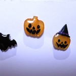 *ハロウィンピアス　３点セット*