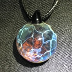 水紋ガラスペンダント 　ストームウェザー