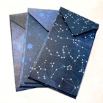 お札がそのまま入る封筒&一筆箋 [縦]　星座