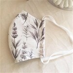 立体布マスクE*マスクカバー*インナーマスク*ガーゼマスク**ボタニカルフラワー*大人カラー*花粉症対策*受注制作