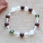 💥Heaven and Earth💥聖地セドナの石セドナライト✖️モルダバイト✖️アゼツライト　ハイパーパワーストーンブレスレット　☆送料無料☆