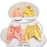 再7販「チーズ」柄☆ニット帽&サルエルパンツ☆セット販売