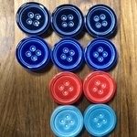 【オーダー専用】ボタンの箸休め　コバルトブルー他