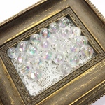 【12mm  40個】シャボン玉みたいなアクリルビーズ   
