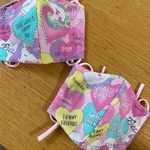 子供用　布マスクキット　ユニコーン　ペガサス　ハート柄