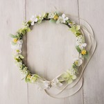 *再販3*ホワイトグリーンの花冠
