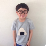 おにぎりTシャツ　110㎝　こどもでざいんじょ