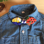 popな柄のkids蝶ネクタイ☆