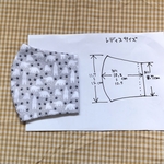 手持ちのゴムで完成させる手作りマスク レディース 
