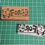 消しゴムはんこ★ＦＯＲ　Ｕ　パンダ
