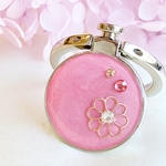 スマホリング　flower series ❃ pink