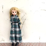 リカちゃん  着せ替え服 シャツワンピース ベルト 2点セット
