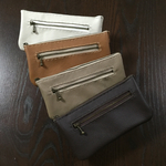 【受注生産】革 ショルダー付長財布　※カラー全10色　