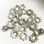 ビーズキャップシルバー♪10mm♪　30個セット