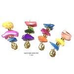 【再入荷】4pcs★shell happiness stick（カラフル シェル チャーム）
