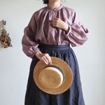 antico ＊ cinnamon _blouse  mauve 