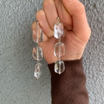 ぽこぽこクリア3連ピアス