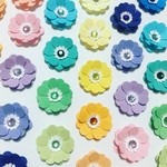 お花シール❁︎45枚❁︎小花 グラデーション