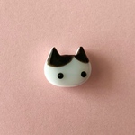 マスク ピアス (ハチワレ猫)