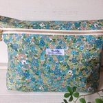 nagisaa様オーダー品「ラミネート　大きめポーチ（オムツポーチなどに）」