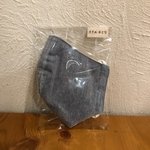 手づくり＊リバーシブル＊立体マスク＊大きめ（Ｄ×ボーダー）