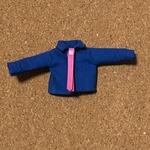 オビツ11用シャツ(青)