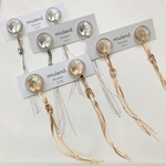 Long chain tassel【ピアス/イヤリング】