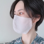 レディース(M)サイズ立体マスク(HKマスク)ノーズワイヤー入り、フィルターポケットつき