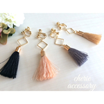 再販！秋冬 タッセルとゴールドpierce・earring