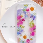 新作❁.。.: 春のお花のリース❁.。.全機種対応♡押し花ケース.❁.。.:*