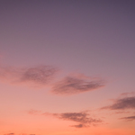 写真のある豊かな暮らし【優しい夕空】　ポストカード