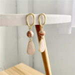 ：6pieces： import  design pierce set <M.gold+stone>