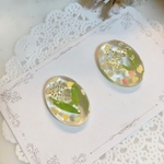 〜花図鑑シリーズ〜 yellow ピアス/イヤリング